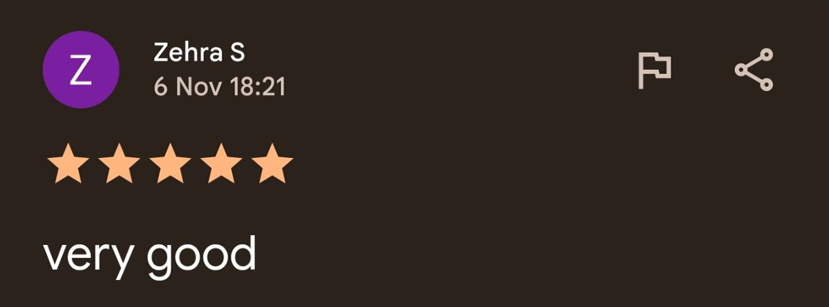 Comment @Google Play